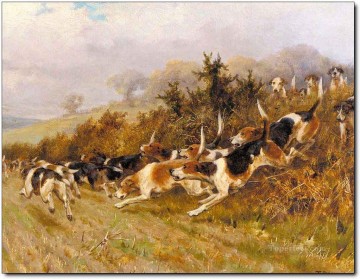 Gdr0001 古典的な狩猟 Oil Paintings